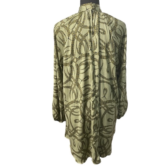 Richard Allan X H&M Stand Up Collar Satin Dress - Picture 2 of 4